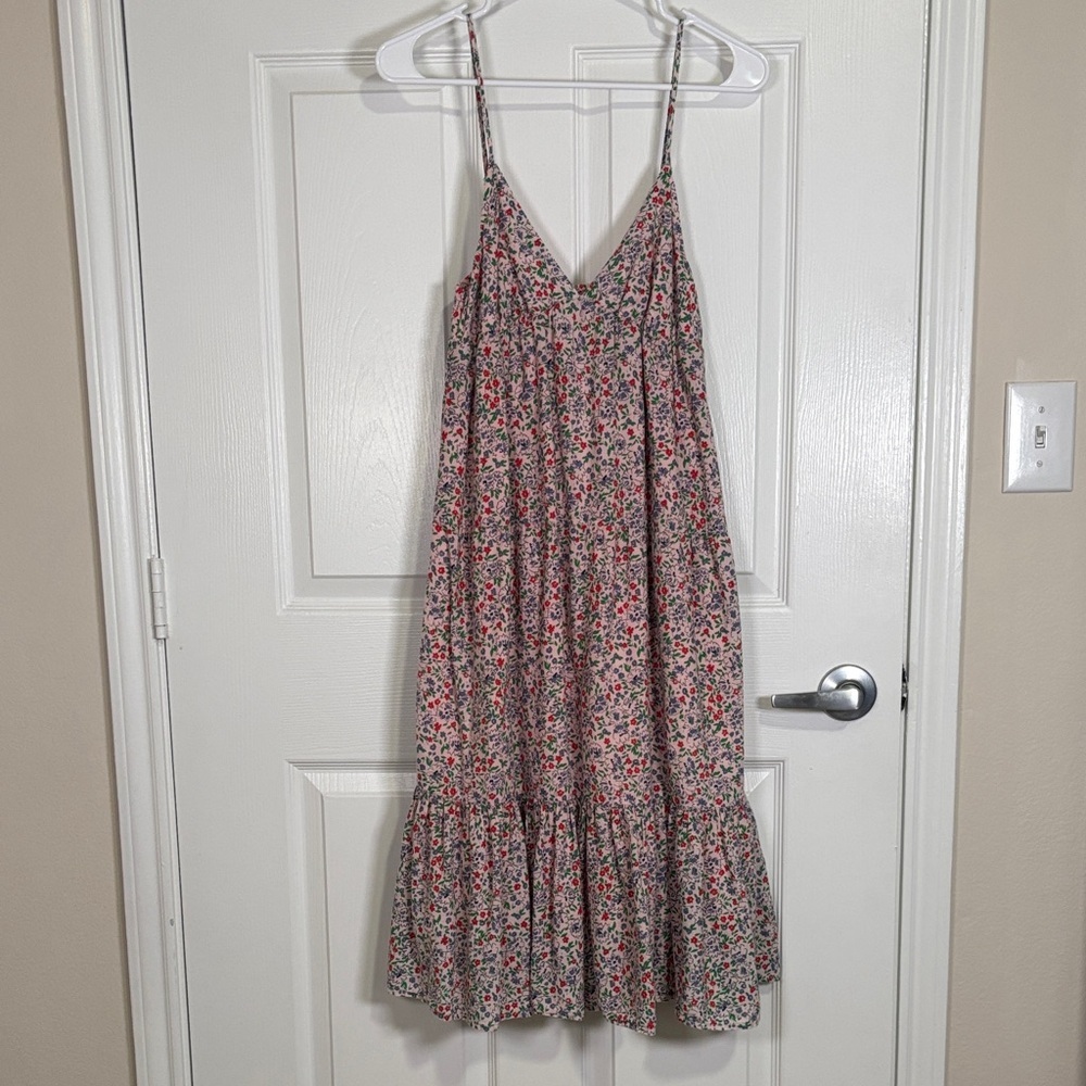 Gap Floral Tiered Cami Sundress Cottagecore Boho Spring Easter Dress